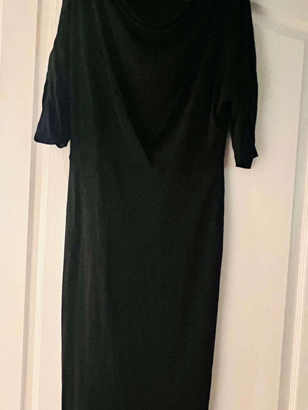 Mexx Black Long-Sleeve Midi Dress